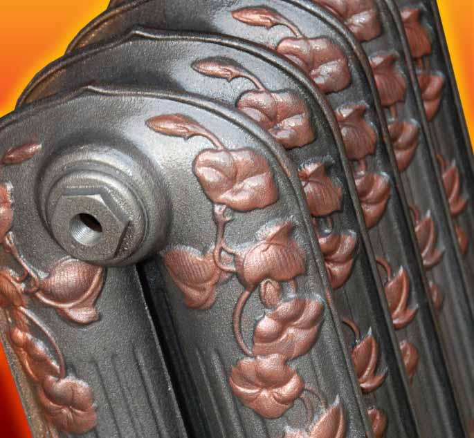 Чугунные дизайн радиаторы